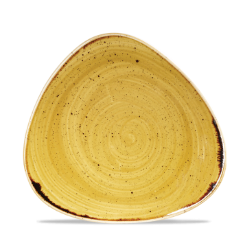 22.9cm Stonecast Spiced Orange Triangle Plate